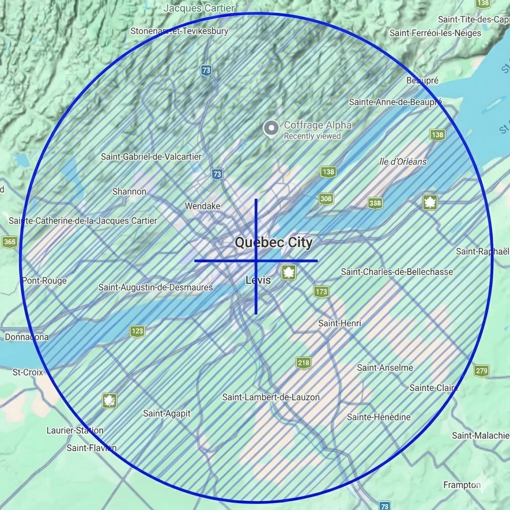 Zone de service Coffrage Alpha — Escaliers et perrons dans la région de Québec et Lévis